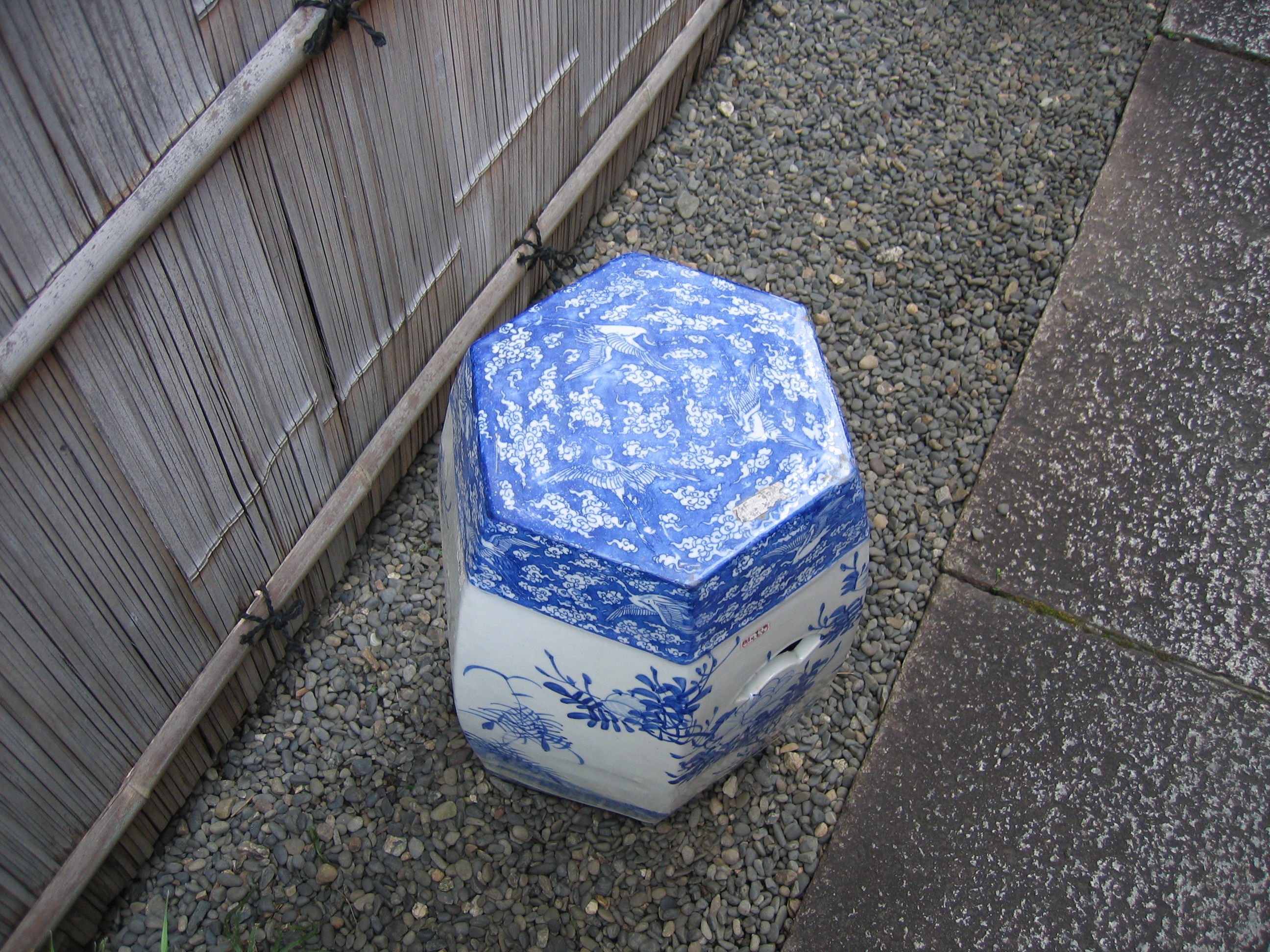 Made for Export and in My Basement…Seto Porcelain Garden Stool ...