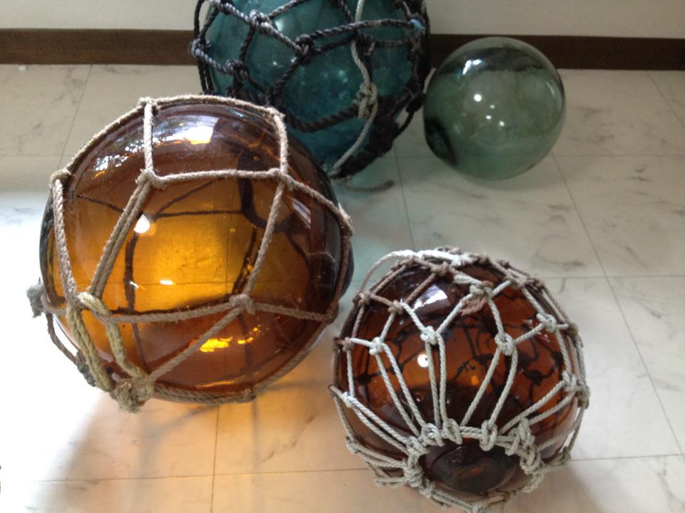 Japanese glass floats – Tokyo Jinja